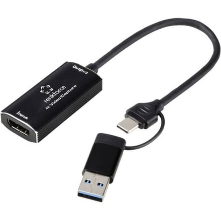 Renkforce RF-4KVC-100 Video Capture System USB Plug & Play