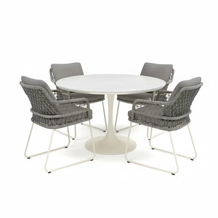 Taranto Flair dining tuinset 120xH75cm 5-delig