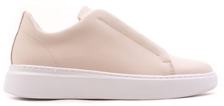 Omnio meno sneakers dames beige leer