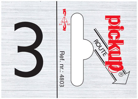 Pickup Route alulook 25x44 mm - cijfer 3