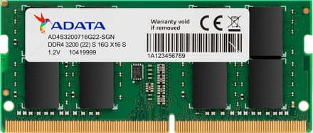 A-Data Premier SODIMM DDR4-3200 - 8GB - CL22 - Single Channel (1 pcs) - Groen