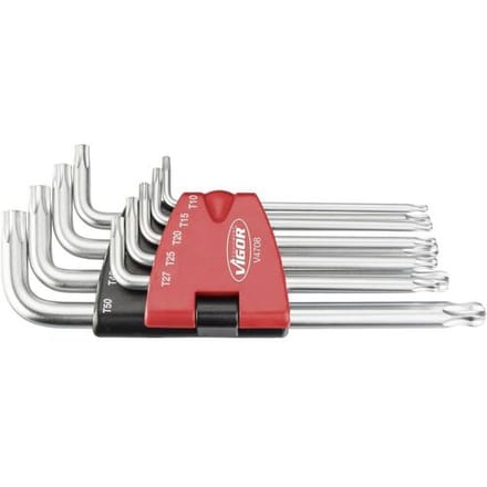 Vigor V4708 Haakse schroevendraaierset 1 stuk(s)