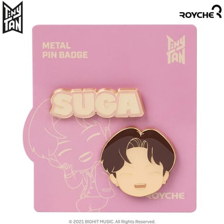 BTS (BangTan-jongens)  TinyTan Dynamite Pin Badge Metaaltype, Officieel, Origineel, Authentiek, K-POP, idool