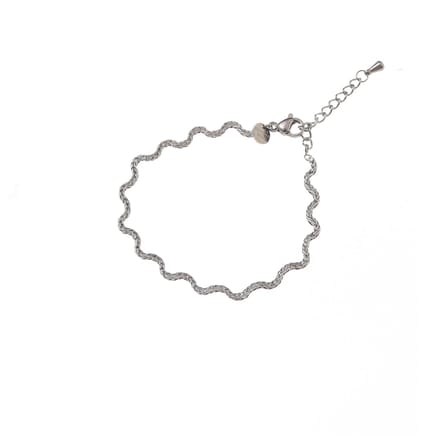 Go Dutch Label Armband (Sieraad) Waves Zilverkleurig