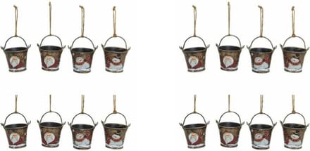 Set van 16 emmers Kerst