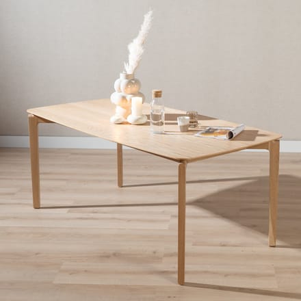 Bronx71® Scandinavische eettafel Cala naturel eiken 180 x 90 cm