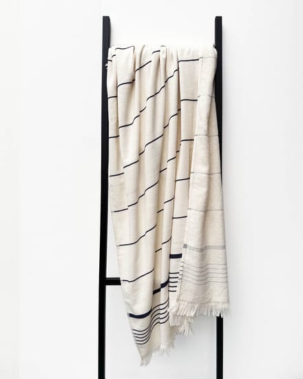 HOOMstyle Hamamdoek - 100% Soft Cotton - Strandlaken - Saunadoek - 90x170cm - Off White