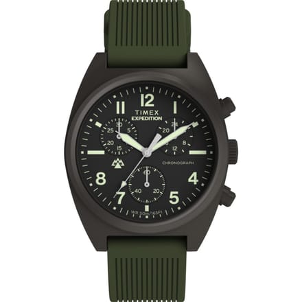 Timex Expedition North Capstone TW2Y61100 Horloge - Siliconen - Groen - Ø 41 mm