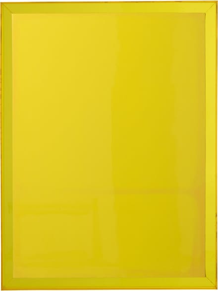 J-Line wanddecoratie Modern - canvas - fluo geel