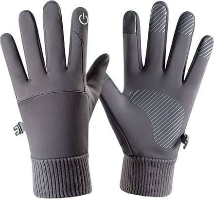 Cazy Waterdichte Touchscreen Handschoenen - Maat M - Grijs