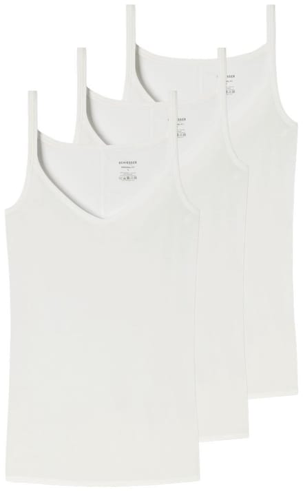 Schiesser Dames spaghettitop 3 pack Personal Fit