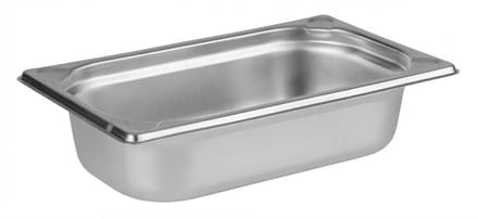APS Gastronormbak - GN Bak - RVS - 1,8 Liter - Vaatwasserbestendig - Breukvast - Stapelbaar