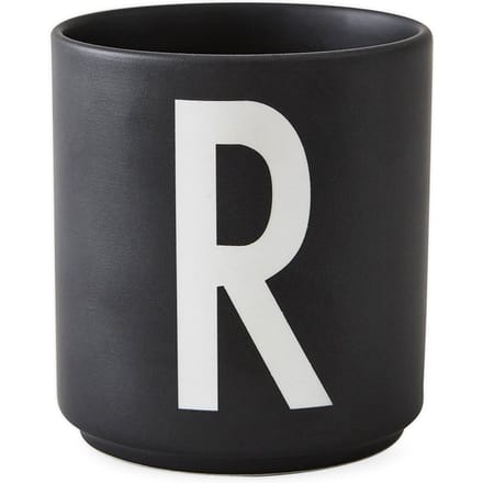 DESIGN LETTERS - Personal beker porselein  - zwart - R