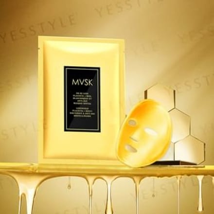 MVSK - Or De Luxe Placenta + Miel Blanchiment Et Anti-Age Masque Cristal 5 pcs