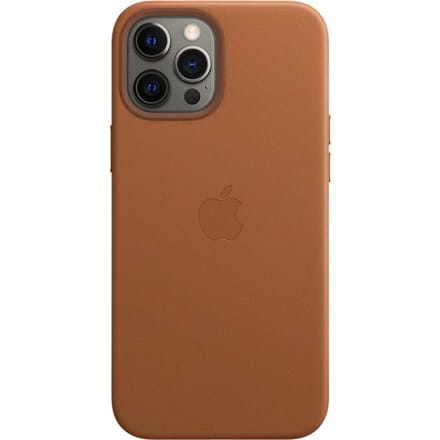 Apple - Leren hoesje - MagSafe - iPhone 12 Pro Max - Zadelbruin