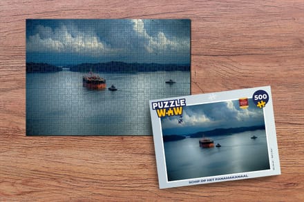 Puzzel Schip op het Panamakanaal - Legpuzzel - Puzzel 500 stukjes
