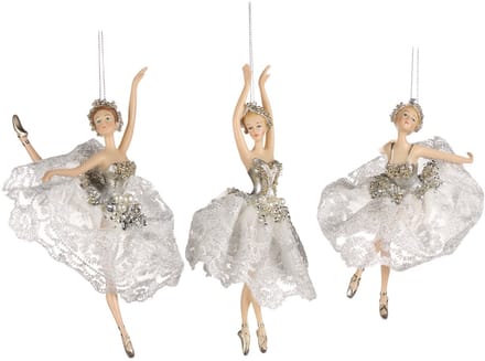 Goodwill - Ballerina - Wit - H18 cm