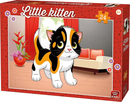 King Kinderpuzzel Little Kitten Junior Karton 24 Stukjes