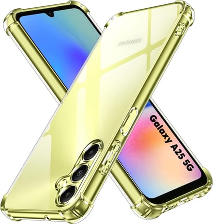 Hoesje voor Samsung Galaxy A25 5G backcover Shockproof siliconen Transparant