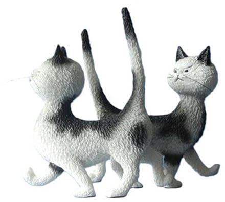 Dubout kattenbeeldjes - Heck The same dress - Parastone