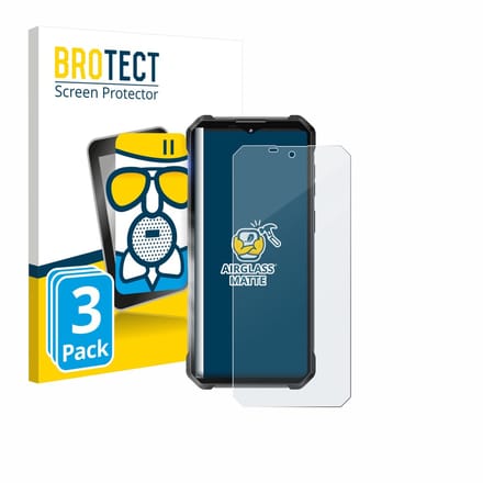 BROTECT - Screenprotector voor Oukitel WP53 Pro - Folie Beschermfolie Beschermglas matte 3 Stuks