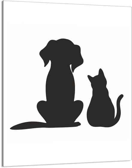 TMK ArtDeko - Snijplank - Dierenmotief - 40x52 cm