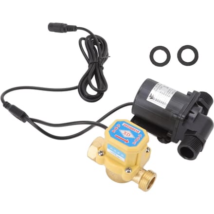 DC Borstelloze Pomp Stille Zonneboiler Boosterpomp met Stromingsschakelaar 6v-24v G1/2 Buitendraad