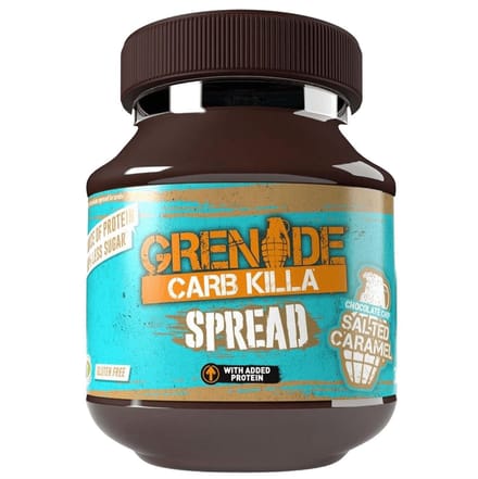 Grenade Carb Killa Salted Caramel Spread - Broodbeleg met Whey Protein - Eiwitrijke Chocoladepasta - 360 gram (1 pot)