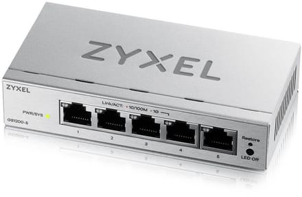 ZyXEL GS1200 Series GS1200-5 - switch - 5 ports - smart