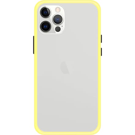 iPhone 12 Pro Max Back Cover - Geel/Transparant