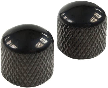 Yellow Parts EZ1223B Knoppenset 'Dome' Zwart
