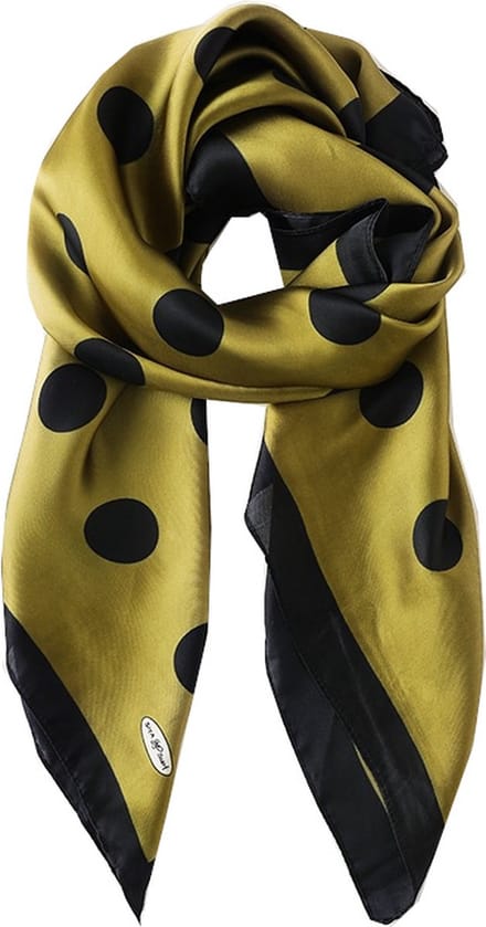 Dames Sjaal - Stippen - Halsdoek - Hoofddoek - Groen