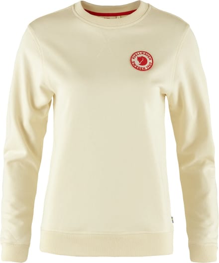 Fjällräven 1960 Logo Badge Sweatshirt Beige M Vrouw