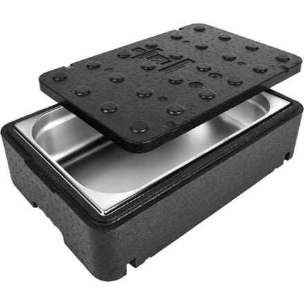 Arpack GN Serie - Thermobox - 600x400x166mm - Piocelan - Zwart