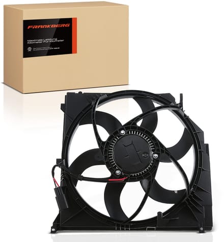 Frankberg 1x Motorradiateur Enkele ventilator
