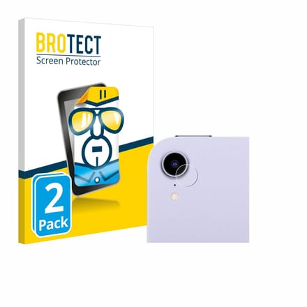 BROTECT - Screenprotector voor Apple iPad Mini 7 2024 (ALLEEN Camera) - Folie Beschermfolie transparant 2 Stuks