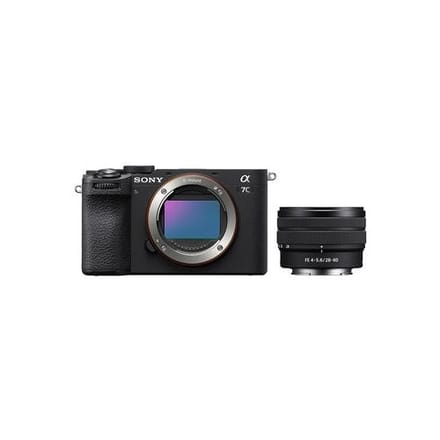 Sony Systeemcamera A7C II + Allround lens 28 - 60 mm Zwart