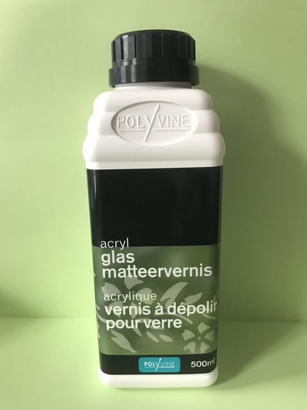 Polyvine - Glas Matteer Vernis-  500 ML