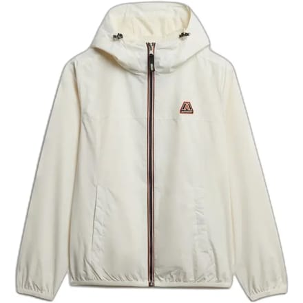 Superdry Essential Tri Windbreaker Jas White Grootte: 38