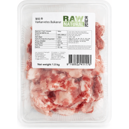 Raw Naturals Raw Natural Varkenskraakbeen - 1 kg