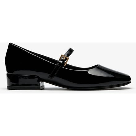Seren30 Gespschoenen Zwart Patoen