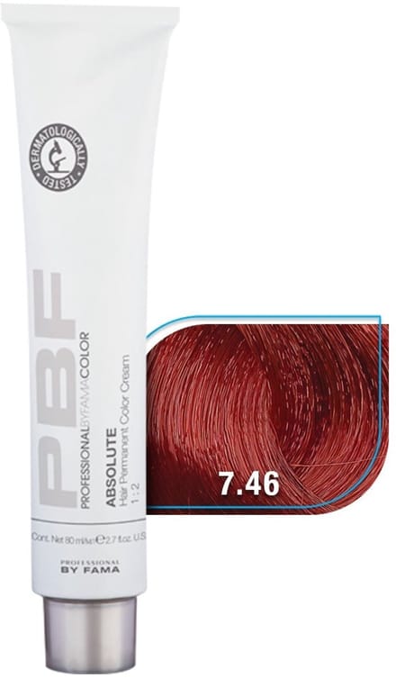 BY FAMA TINTE COLOR ABSOLUTE RED PBC TINTE 7.46, 80 ML