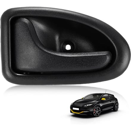 Auto Interieur Linker Deurgreep Binnenzijde Trekhandvat Voor Renault Clio Megane black