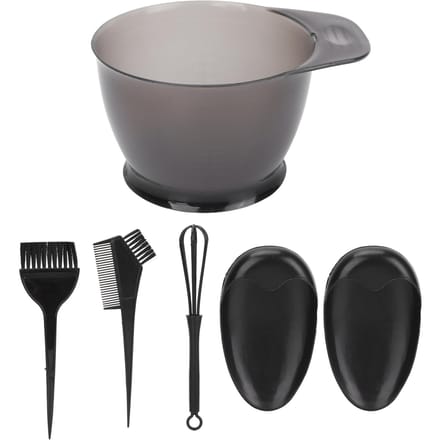5 STUKS Professionele Salon Haarkleurset Haarverf Kwast Kom Kam Haarkleurtools Set gray