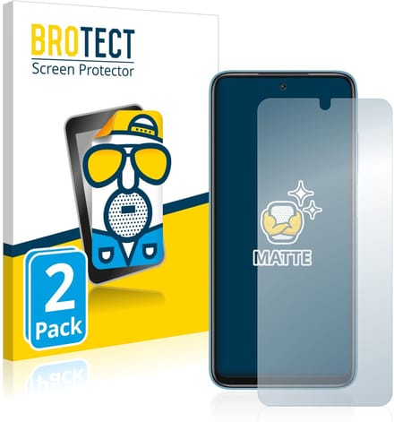 BROTECT - Screenprotector voor Xiaomi Redmi 10 (2022) - Folie Beschermfolie matte 2 Stuks