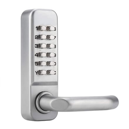 Dailygoods - Waterdichte Mechanische Code Lock - Code Combinatie Deurslot - Sleutelloze Beveiliging - Geschikt voor Houten Deuren - Ideaal voor Kantoo...