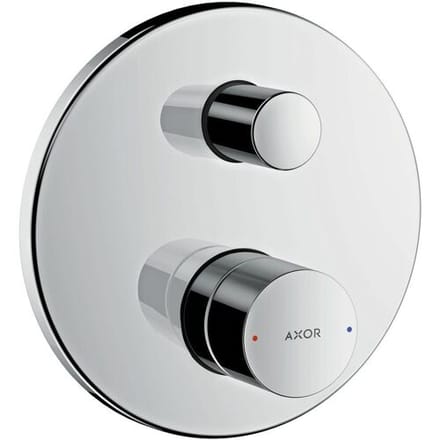 AXOR Uno single lever bath mixer concealed, with zero handle and safety combination 45407000