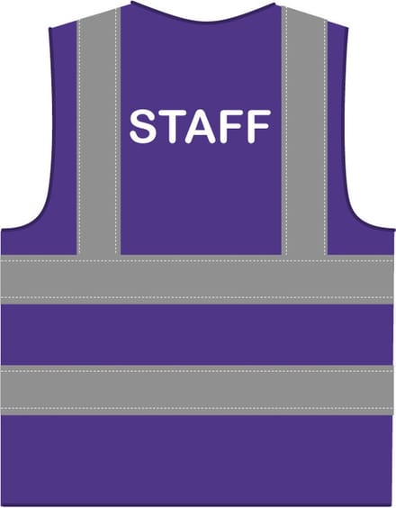 Staff hesje RWS paars