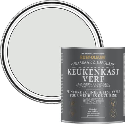 Rust-Oleum Grijs Keukenkastverf Zijdeglans - Bibliotheek Grijs 750ml