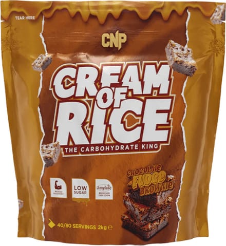 CNP Cream of Rice (2000g) Fudge Brownie - Functionele voeding - Supervoeding